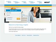 Tablet Screenshot of myenergyinsights.com